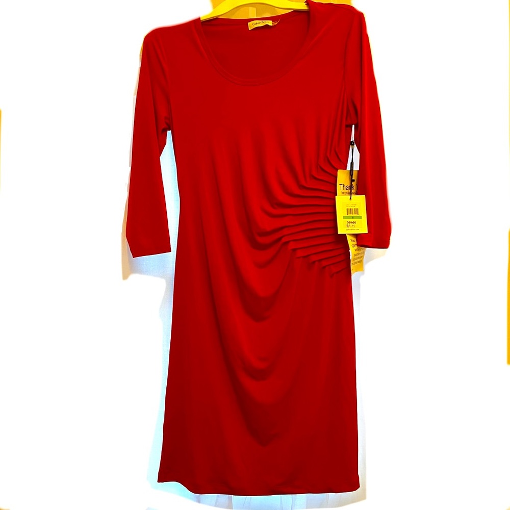 Stunning Red Calvin Klein dress